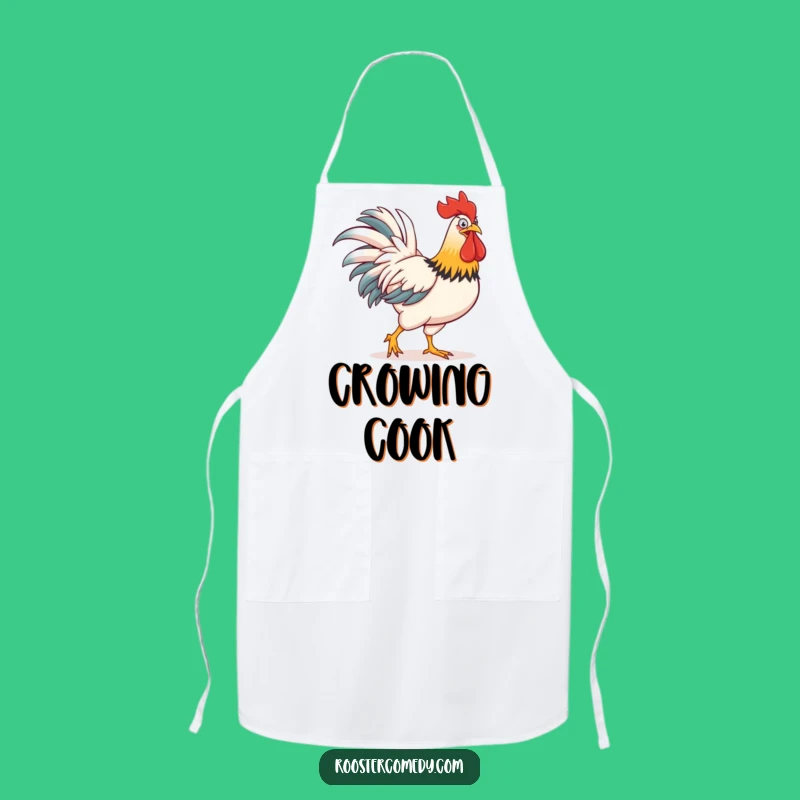 Funny Rooster Comb Apron: Cook with Farmhouse Fun