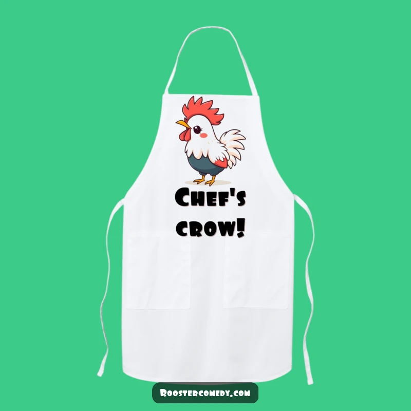 Funny Kawaii Rooster Apron - Kitchen Crowing & Funny Gift