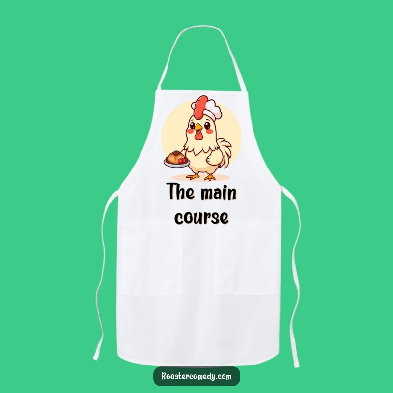 Funny Kawaii Rooster Chef Apron - Culinary Masterpiece Design, Kitchen Fun Gift
