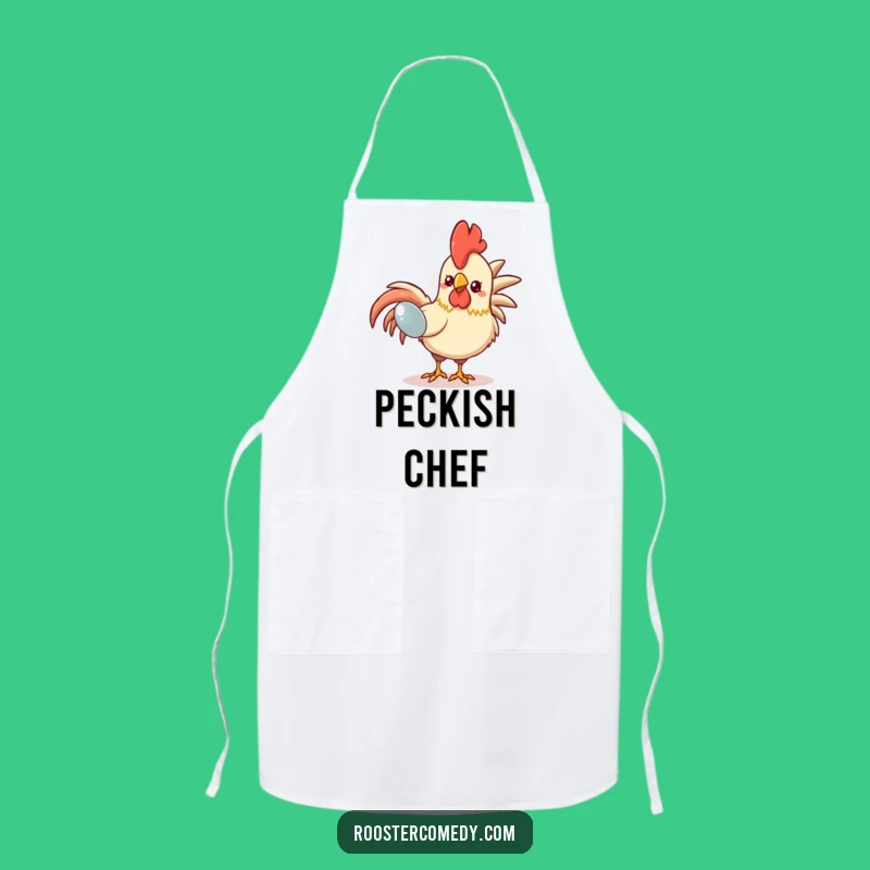 Funny Kawaii Rooster Apron: Cook Up Laughs in the Kitchen! - Perfect Funny Gift