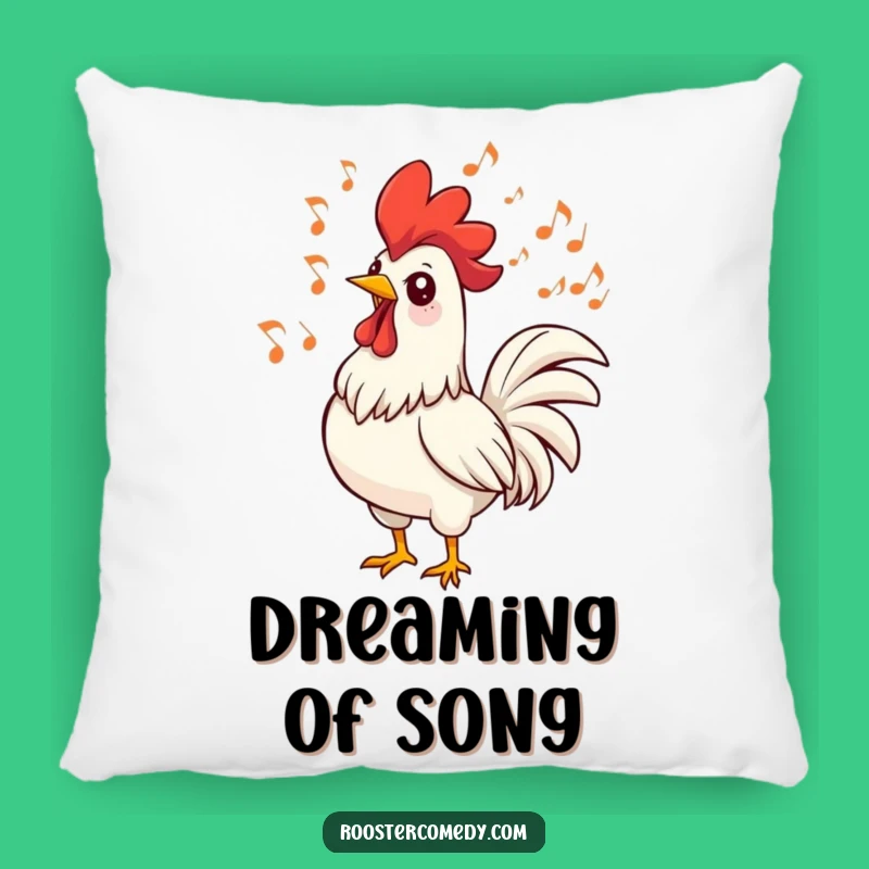 Funny Singing Rooster Pillow - Cozy Comfort for Musical Nests!