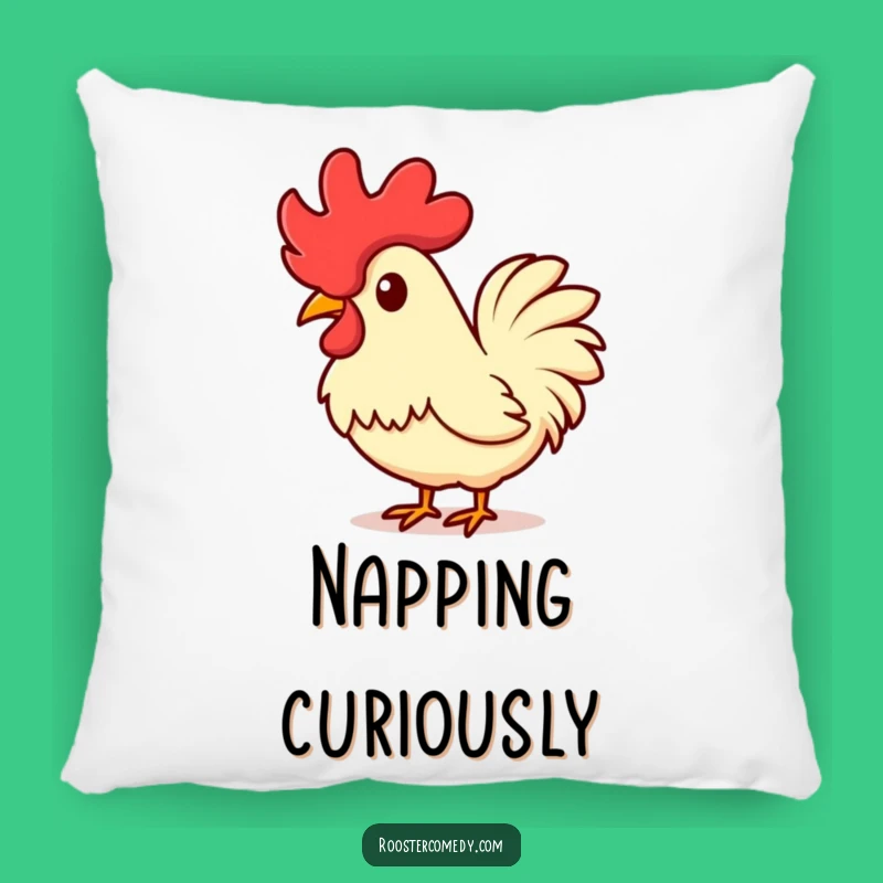 Funny Kawaii Rooster Pillow - Soft Curious Comb Cushion Gift