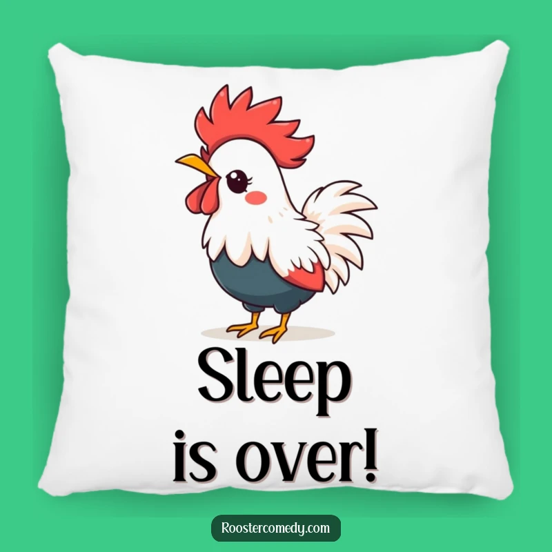 Funny Kawaii Rooster Pillow - Soft & Loudly Crowing Home Decor Gift