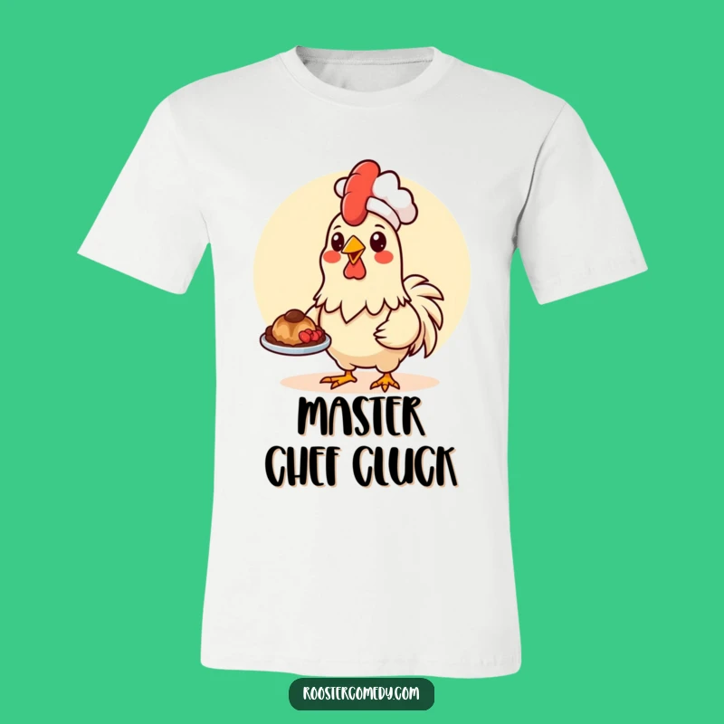 Funny Kawaii Rooster Chef T-Shirt - Culinary Creation Tee, Hilarious Foodie Gift