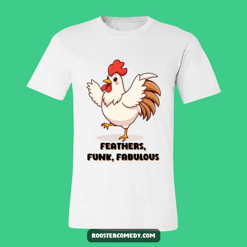 Funny Silly Rooster Dance T-Shirt - Spread Your Wings and Groove!