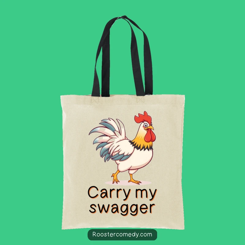 Funny Rooster Comb Tote Bag: Carry Your Flair