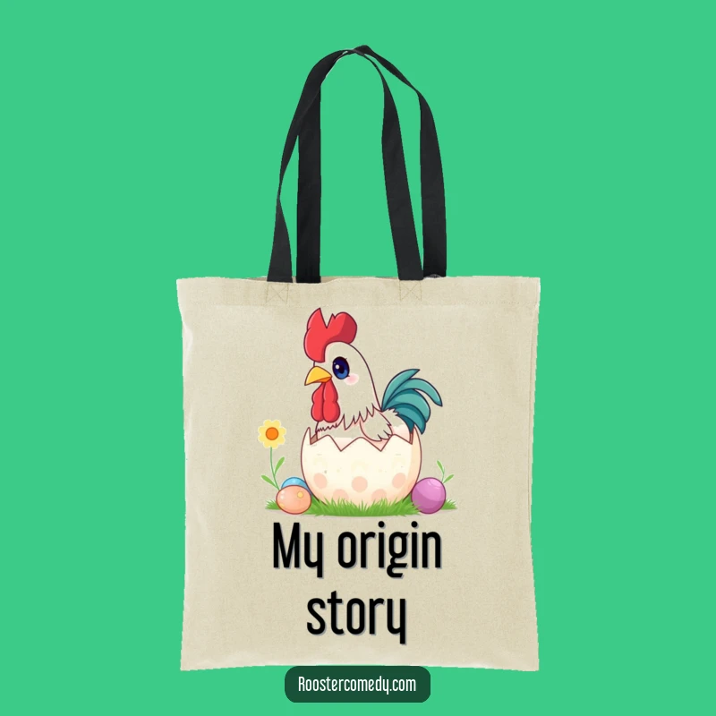 Funny Surprise Rooster Easter Tote Bag - Carry Your Holiday Cheer